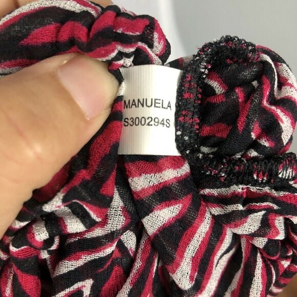 Diane Von Furstenberg Frilly Silk Ruched Blouse M/L Runs Small - Picture 10 of 12